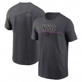 Men's New York Mets Charcoal 2024 City Connect Speed T-Shirt