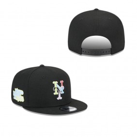 New York Mets Colorpack Black 9FIFTY Snapback Hat