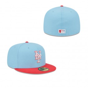 New York Mets Colorpack Blue 59FIFTY Fitted Hat