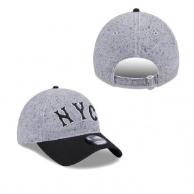Men's New York Mets Gray Black 2024 City Connect Alternate 9TWENTY Adjustable Hat