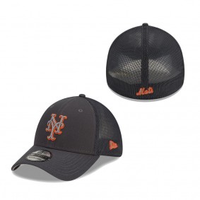 New York Mets New Era 2022 Batting Practice 39THIRTY Flex Hat Graphite