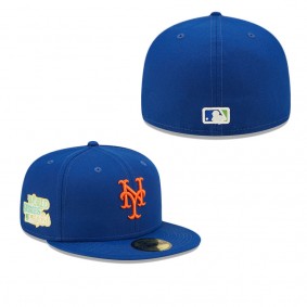 Men's New York Mets Royal 1986 World Series Champions Citrus Pop UV 59FIFTY Fitted Hat