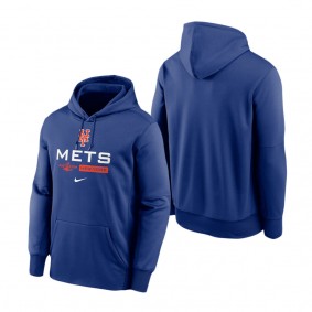 Men's New York Mets Royal 2022 Postseason Authentic Collection Dugout Pullover Hoodie