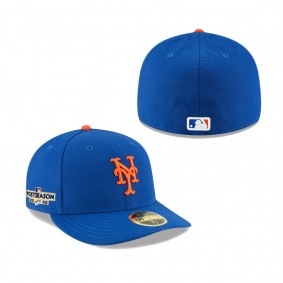 Men's New York Mets Royal 2022 Postseason Low Profile 59FIFTY Fitted Hat