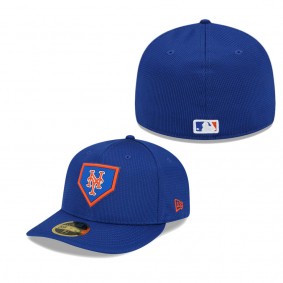 New York Mets Royal Clubhouse Alternate Logo Low Profile Fitted Hat