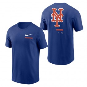 Men's New York Mets Royal Over the Shoulder T-Shirt