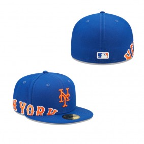 Men's New York Mets Royal Sidesplit 59FIFTY Fitted Hat