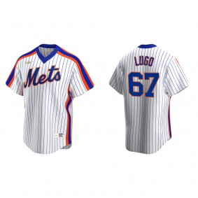 Men's New York Mets Seth Lugo White Cooperstown Collection Home Jersey