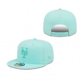 Men's New York Mets New Era Turquoise Spring Color Pack 9FIFTY Snapback Hat