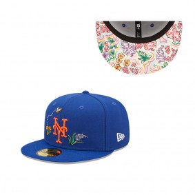 New York Mets Watercolor Floral 59FIFTY Fitted Hat