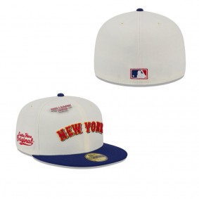 Men's New York Mets White Big League Chew Original 59FIFTY Fitted Hat