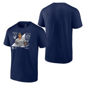 Men's New York Yankees Aaron Judge Navy 2022 AL MVP T-Shirt