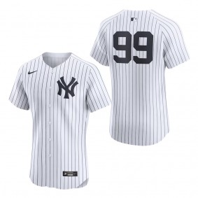 Men's New York Yankees Aaron Judge White Home Elite Player Jersey
