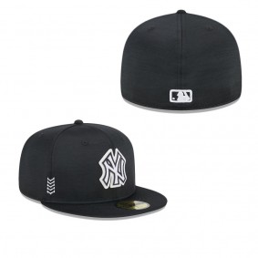 Men's New York Yankees Black 2024 Clubhouse 59FIFTY Fitted Hat