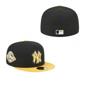 Men's New York Yankees Black Gold 59FIFTY Fitted Hat
