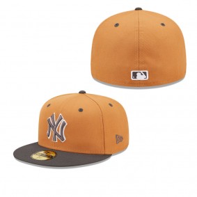 Men's New York Yankees Brown Charcoal Two-Tone Color Pack 59FIFTY Fitted Hat