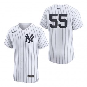 Men's New York Yankees Carlos Rodon White Home Elite Player Jersey