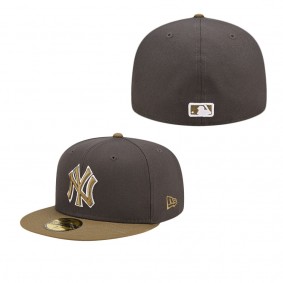 Men's New York Yankees Charcoal Olive Two-Tone Color Pack 59FIFTY Fitted Hat