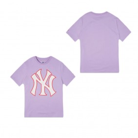 New York Yankees Colorpack Purple T-Shirt