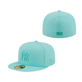 New York Yankees New Era Icon Color Pack 59FIFTY Fitted Hat Turquoise