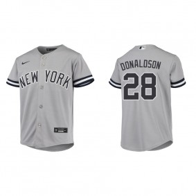 Youth New York Yankees Josh Donaldson Gray Road Jersey