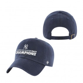 Men's New York Yankees Navy 2022 AL East Division Champions Clean Up Adjustable Hat