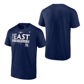 Men's New York Yankees Navy 2022 AL East Division Champions Locker Room Big & Tall T-Shirt