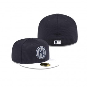 Men's New York Yankees Navy 2024 Batting Practice 59FIFTY Fitted Hat