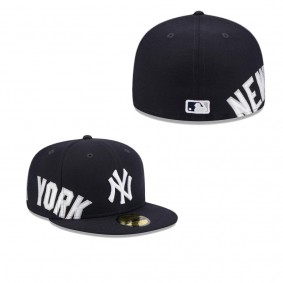 Men's New York Yankees Navy Arch 59FIFTY Fitted Hat