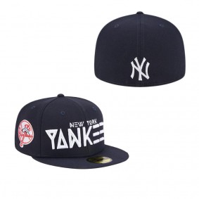 Men's New York Yankees Navy Geo 59FIFTY Fitted Hat