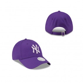 New York Yankees Purple Icon 9FORTY Adjustable Hat