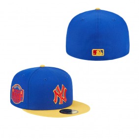 Men's New York Yankees Royal Yellow Empire 59FIFTY Fitted Hat