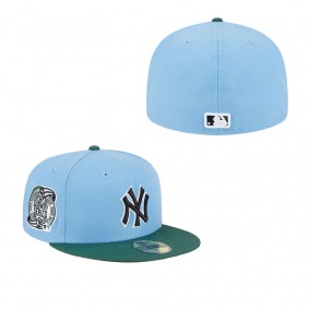 Men's New York Yankees Sky Blue Cilantro 2000 Subway Series 59FIFTY Fitted Hat