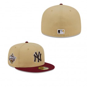 Men's New York Yankees Vegas Gold Cardinal 59FIFTY Fitted Hat