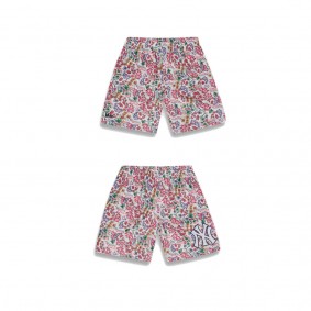 New York Yankees Watercolor Floral Shorts