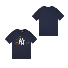 New York Yankees Watercolor Floral T-Shirt