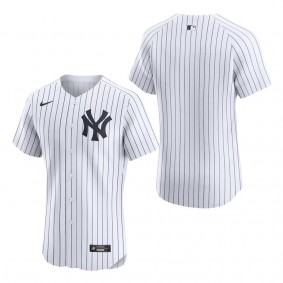 Men's New York Yankees White Home Elite Jersey