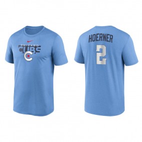 Nico Hoerner Chicago Cubs 2022 City Connect Legend Performance T-Shirt Blue