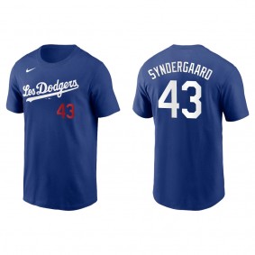 Noah Syndergaard Men's Los Angeles Dodgers Nike Royal City Connect Name & Number T-Shirt