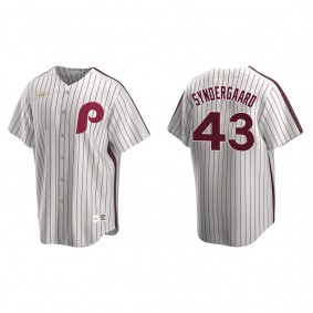 Phillies Noah Syndergaard White Cooperstown Collection Home Jersey