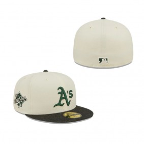Oakland Athletics Black Denim 59FIFTY Fitted Hat
