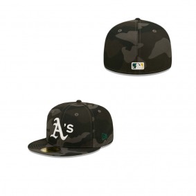 Men's Oakland Athletics Camo Dark 59FIFTY Fitted Hat