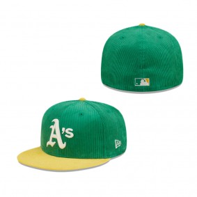 Oakland Athletics Cooperstown Corduroy 59FIFTY Fitted Hat