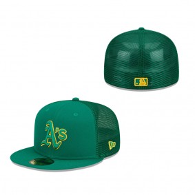 Oakland Athletics New Era 2022 Batting Practice 59FIFTY Fitted Hat Green