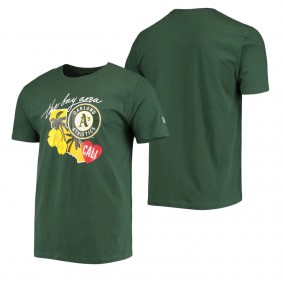Men's Oakland Athletics New Era Green City Cluster T-Shirt