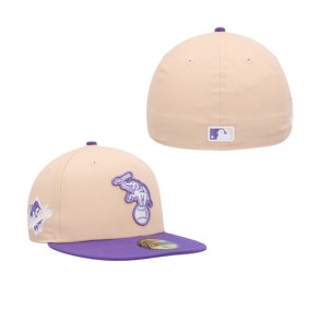 Men's Oakland Athletics Orange Purple 1988 World Series Side Patch 59FIFTY Fitted Hat