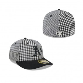 Oakland Athletics Patch Plaid Low Profile 59FIFTY Fitted Hat