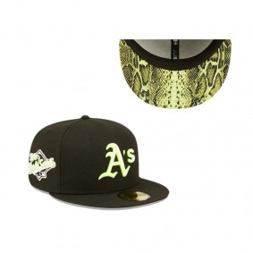 Oakland Athletics Summer Pop Yellow 59FIFTY Fitted Hat