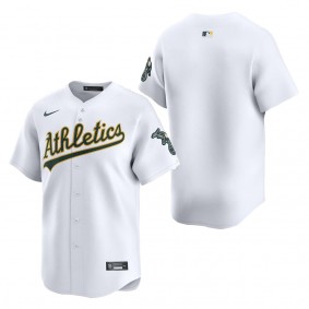 Men's Oakland Athletics White Home Limited Jersey