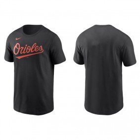 Men's Baltimore Orioles Black Nike T-Shirt